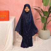 Kids Celestial Starry Satin Isdal Set