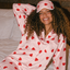 Heart pop Satin Shirt Dress