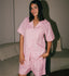 Striped Pink Pyjama Short