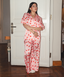 Heart Pop Satin PJ Pants Half-Sleeve