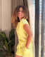Serenity Stripe Short set Yellow