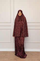 White Ribbons Satin Isdal Set