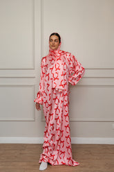 Cherry Bows Satin Isdal