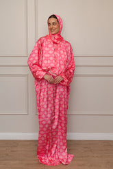 Pink Arabesque Satin Isdal