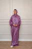 Purple Arabesque Satin Isdal