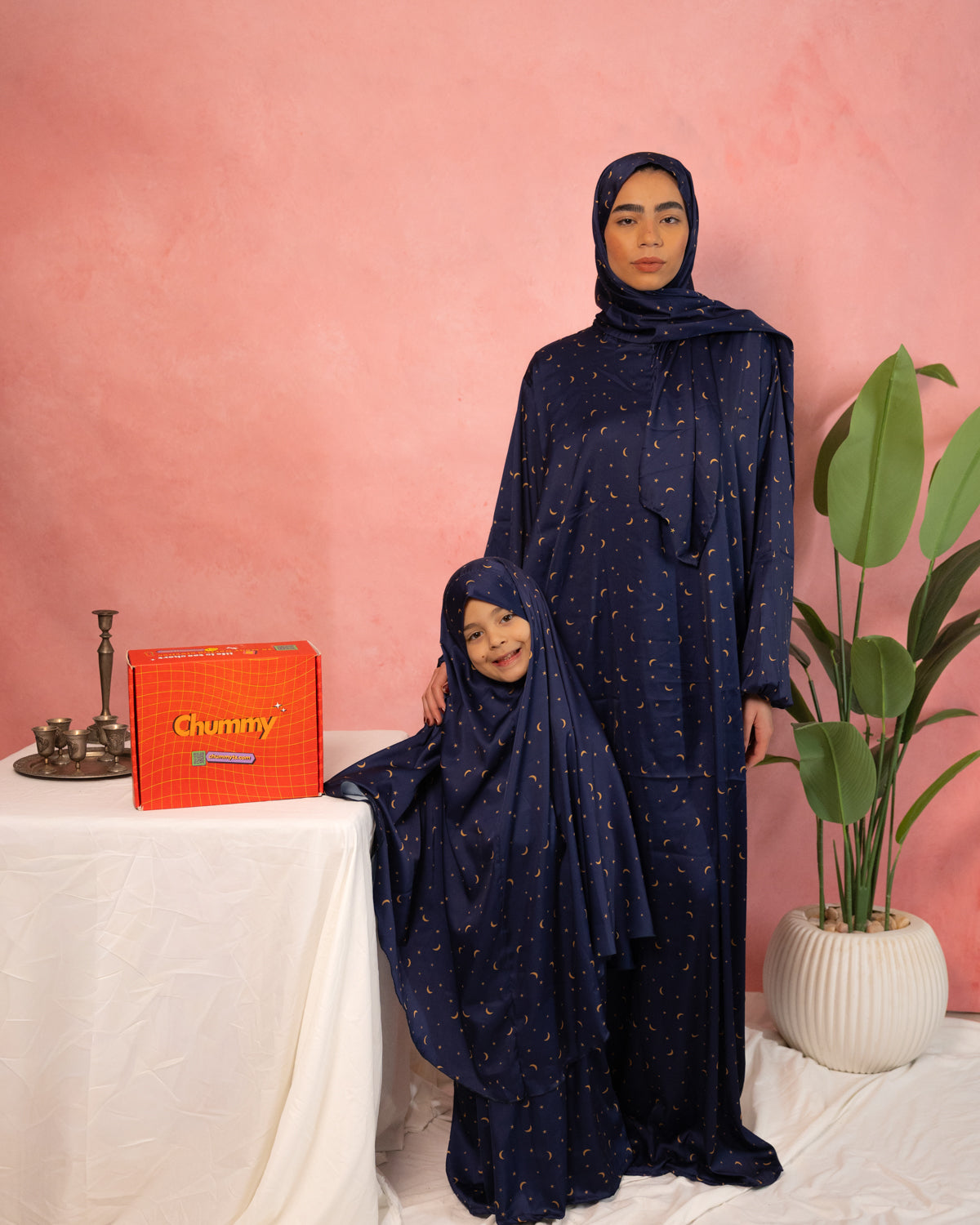 Kids Celestial Starry Satin Isdal Set