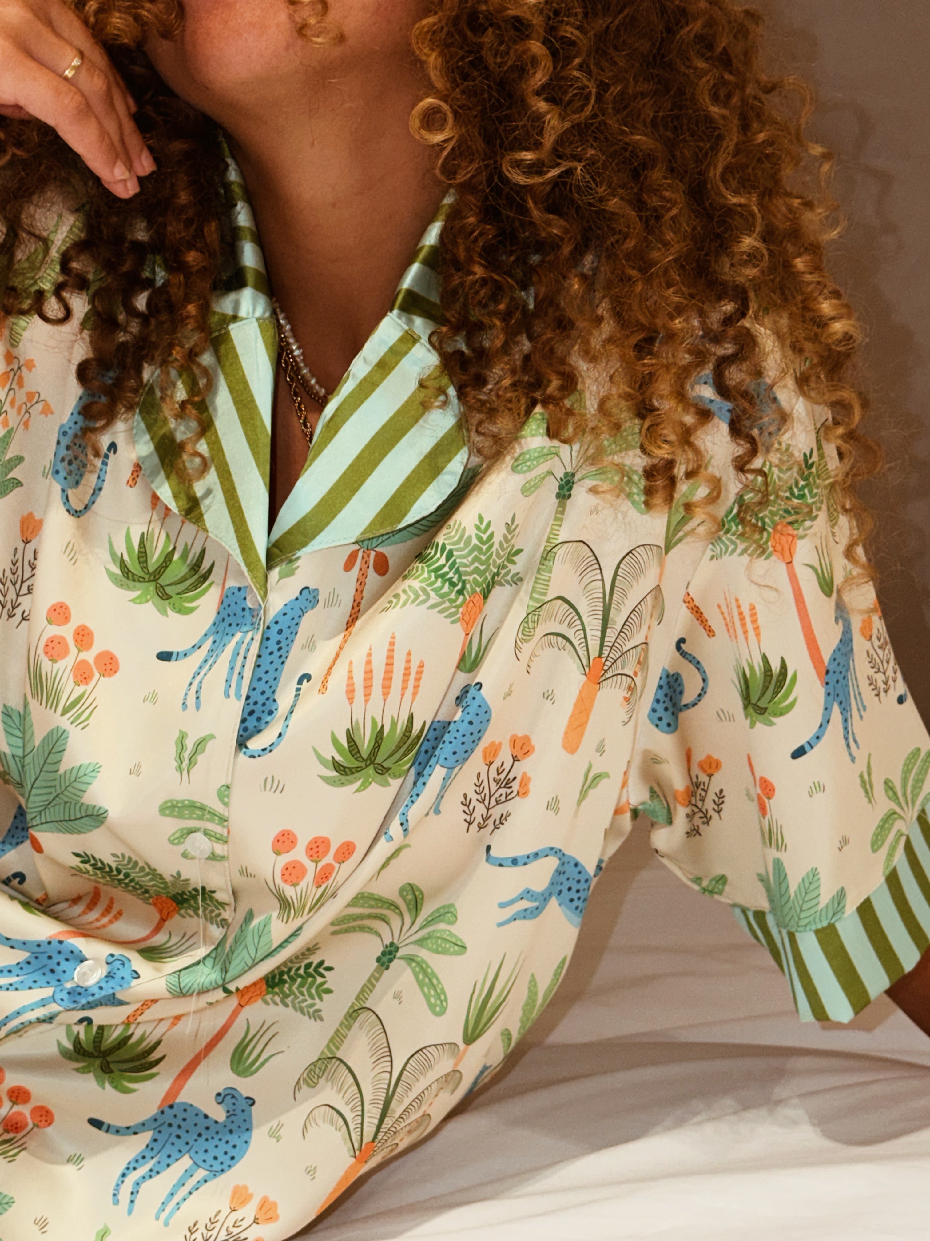 Jungles Oversized PJ Shorts Secondary image