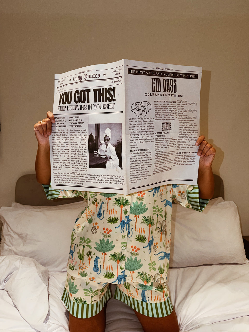 Jungles Oversized PJ Shorts