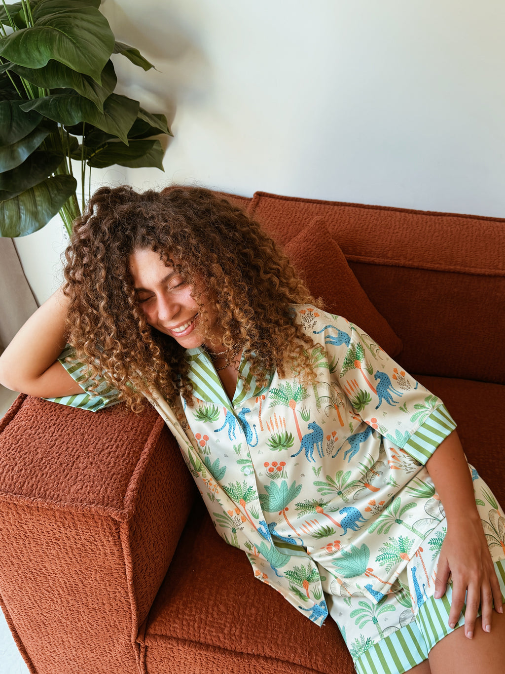 Jungles Oversized PJ Shorts