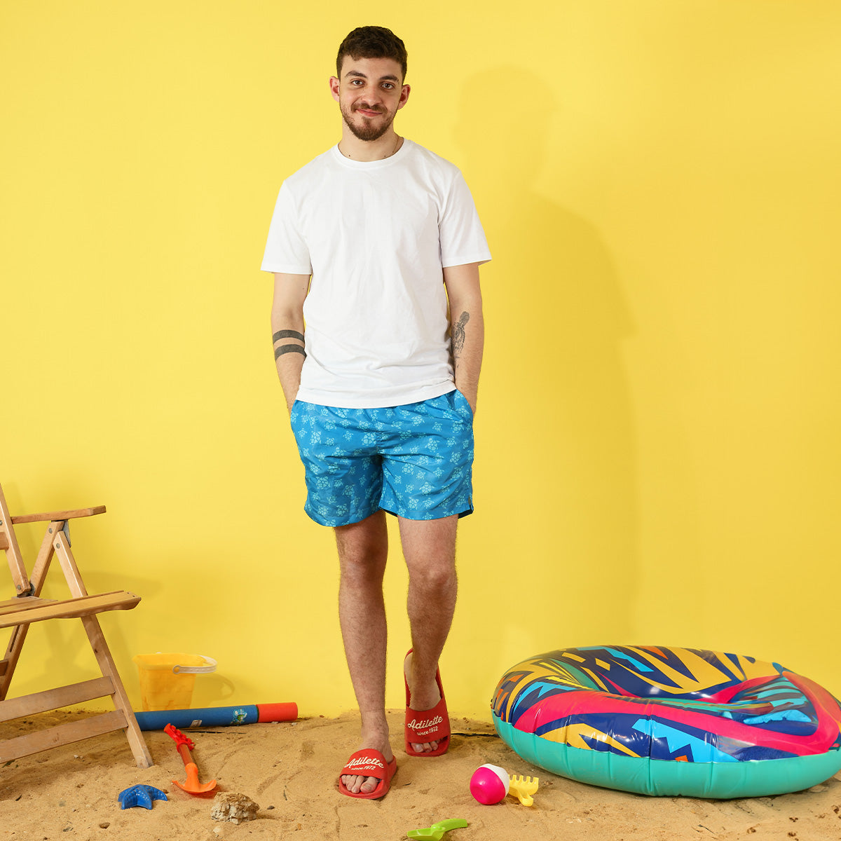 Blue Turtles Swim Short Main image