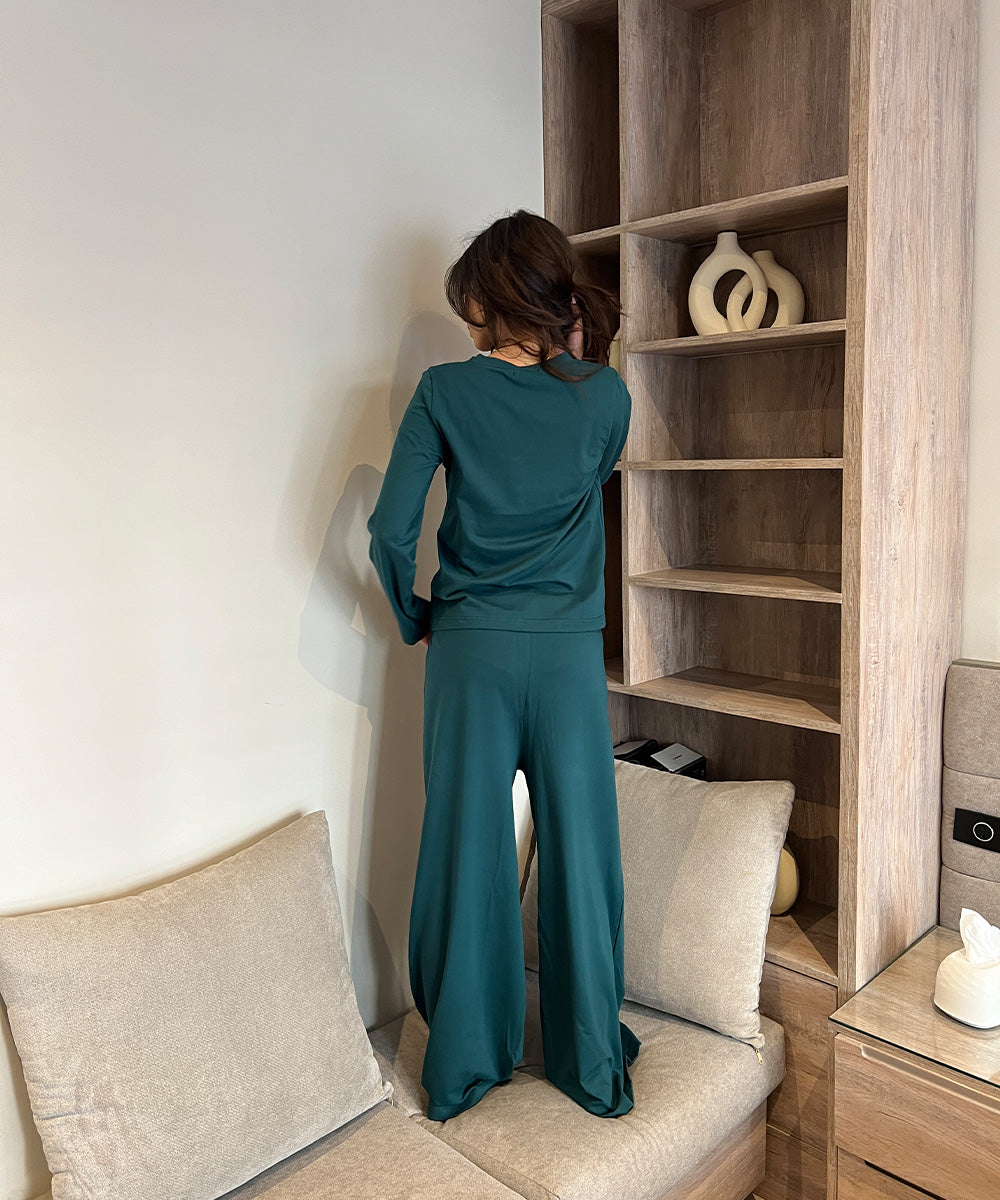Pillow Talk Pj Royal Green