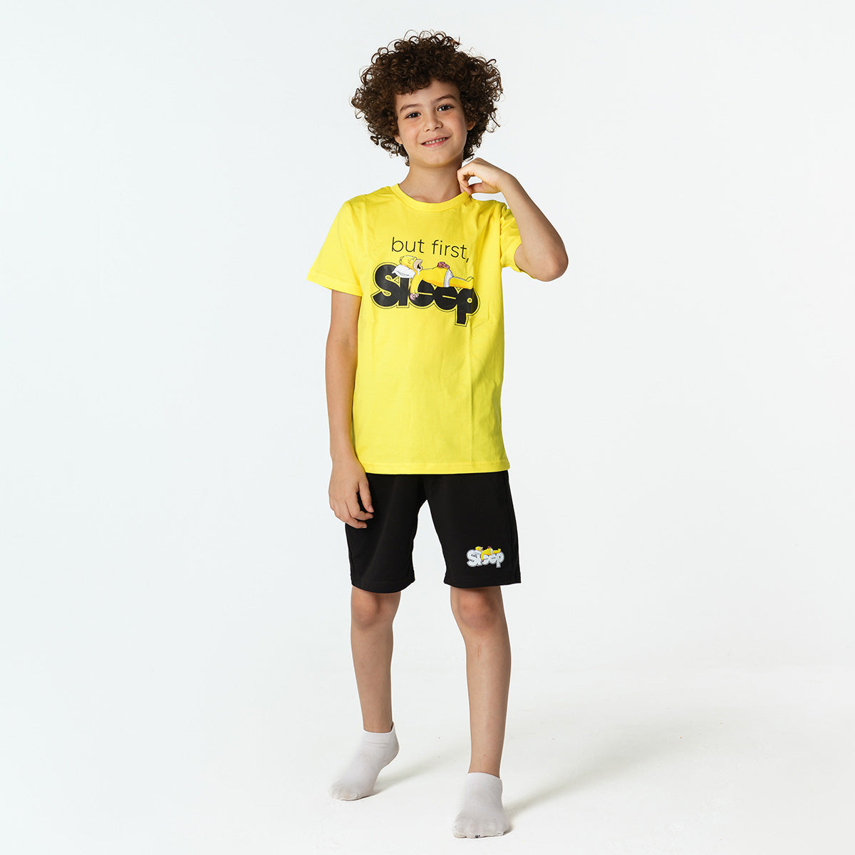 Kids Sleep Simpsons Pyjama Short Set Main image