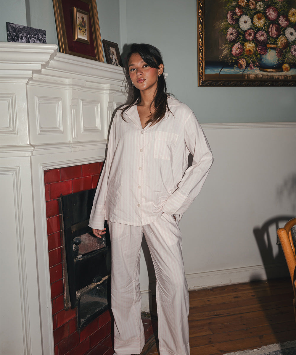 Women Couples PJ Pink