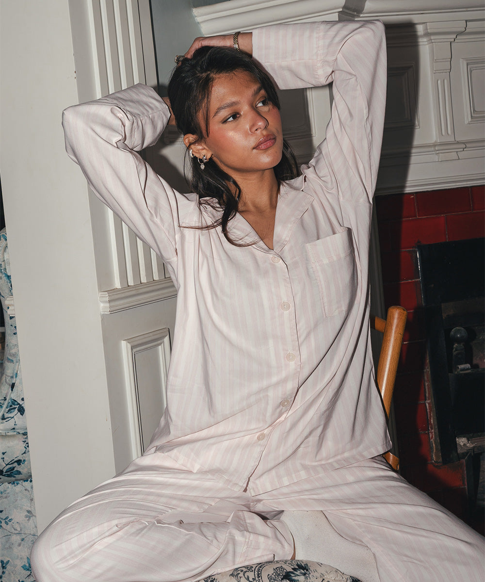 Women Couples PJ Pink