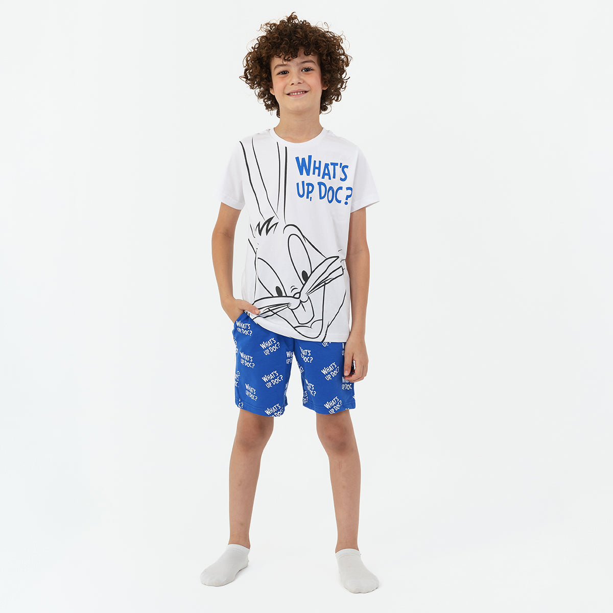 Kids Bunny Pyjama Short Set Main image