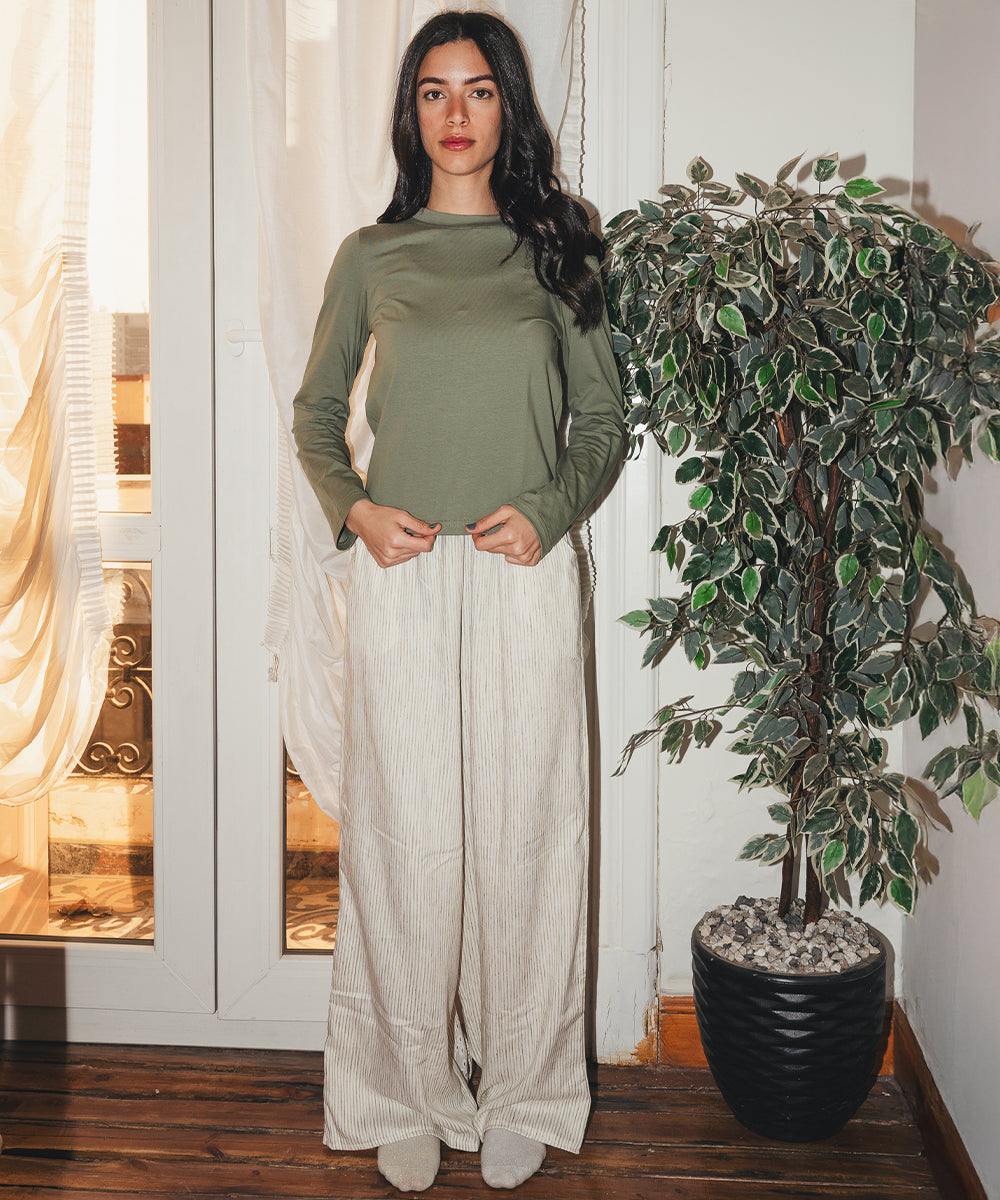 Serenity Lace PJ Olive