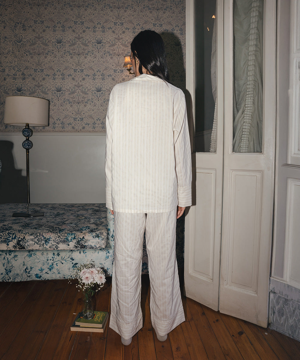 Women Couples PJ Beige