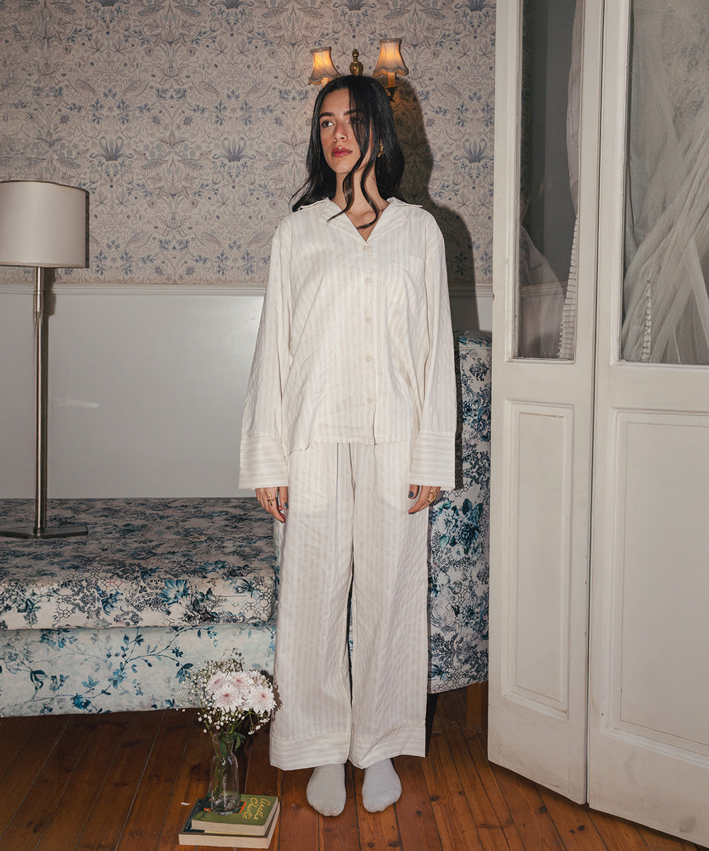 Women Couples PJ Beige Main image