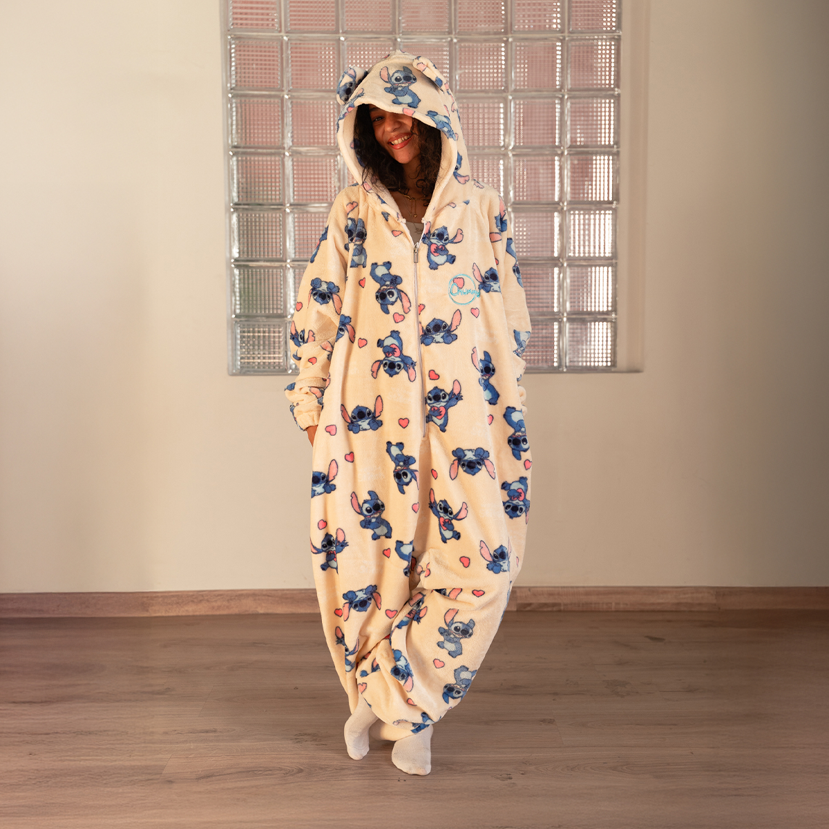 Stitch White Onesie Main image