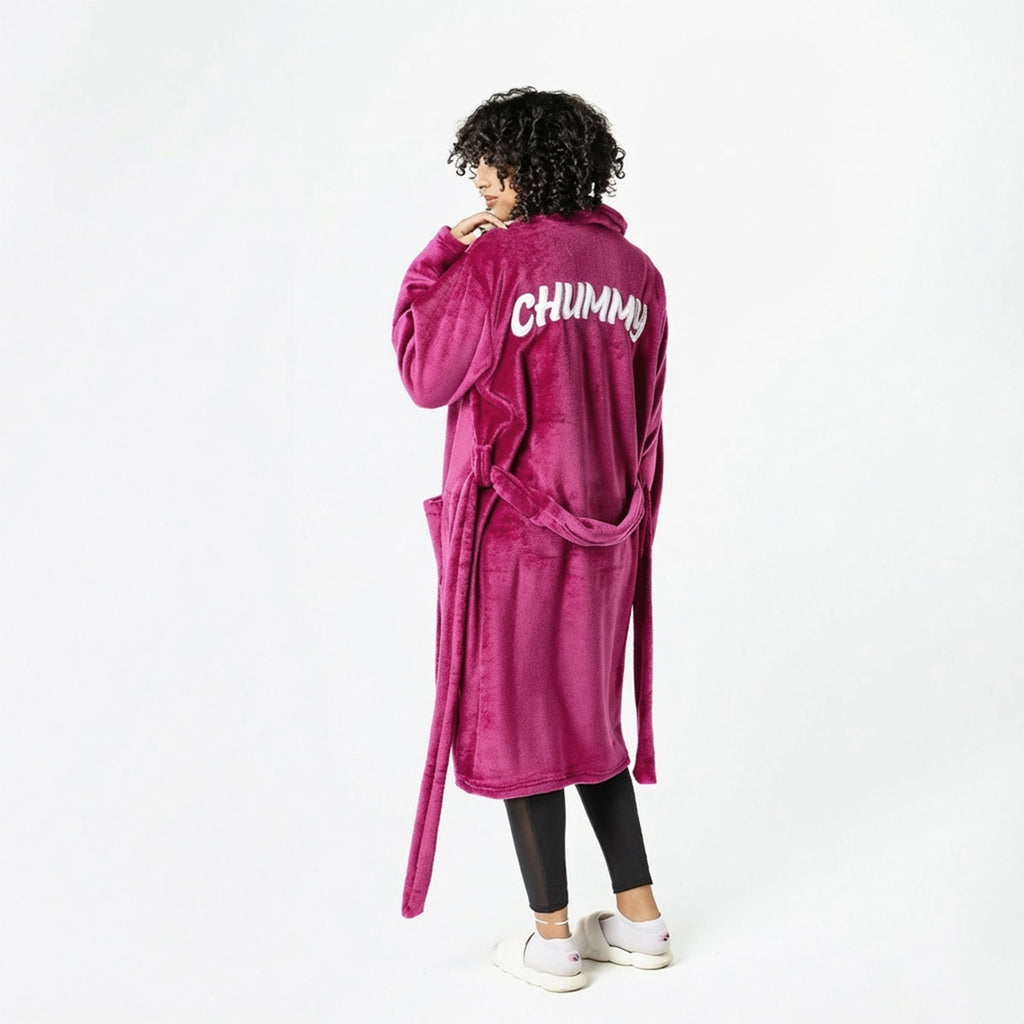 Fuchsia Chummies Blanket Robe