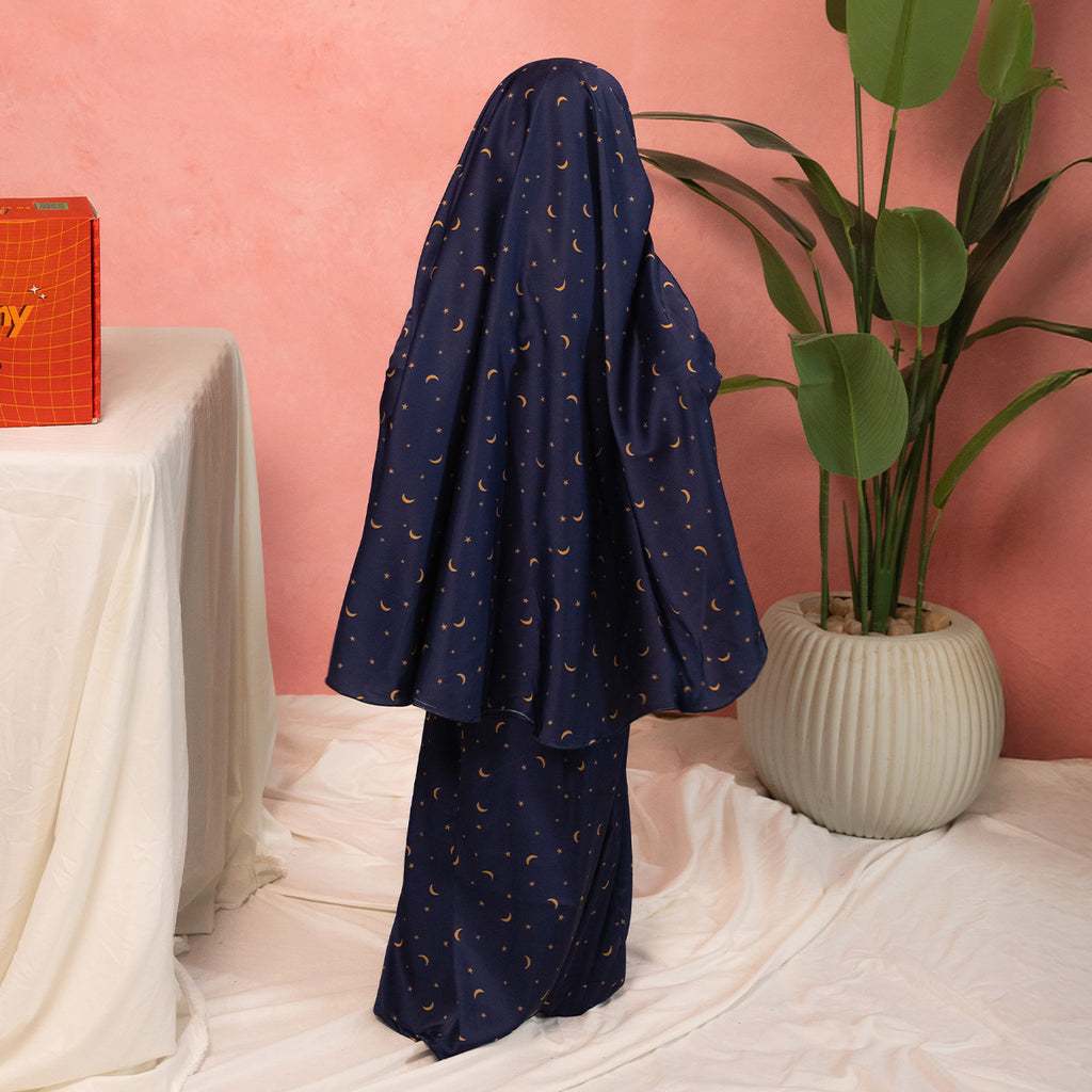 Kids Celestial Starry Satin Isdal Set