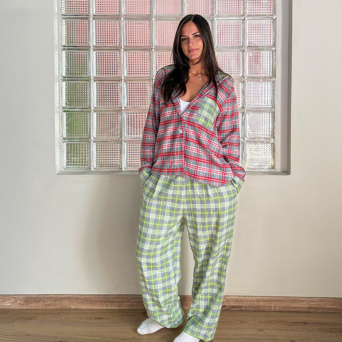 Berry Mint Hooded Set