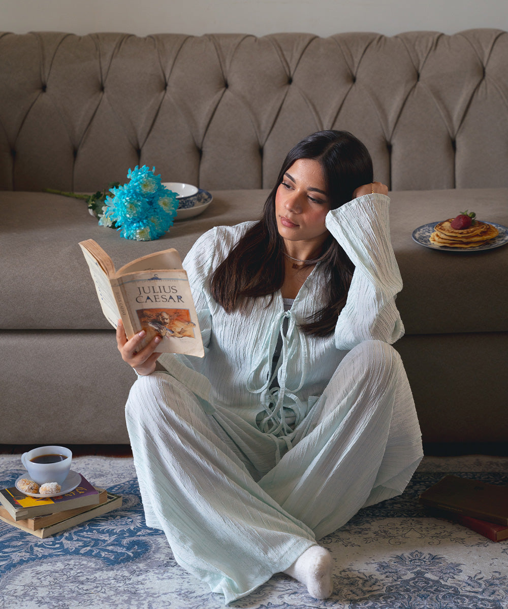 Bow Bliss Set Baby Blue