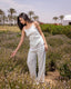 Heavenly Stripes Set (Ladies)-Baby Blue