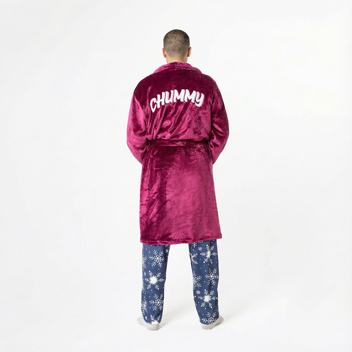 Fuchsia Chummies Blanket Robe