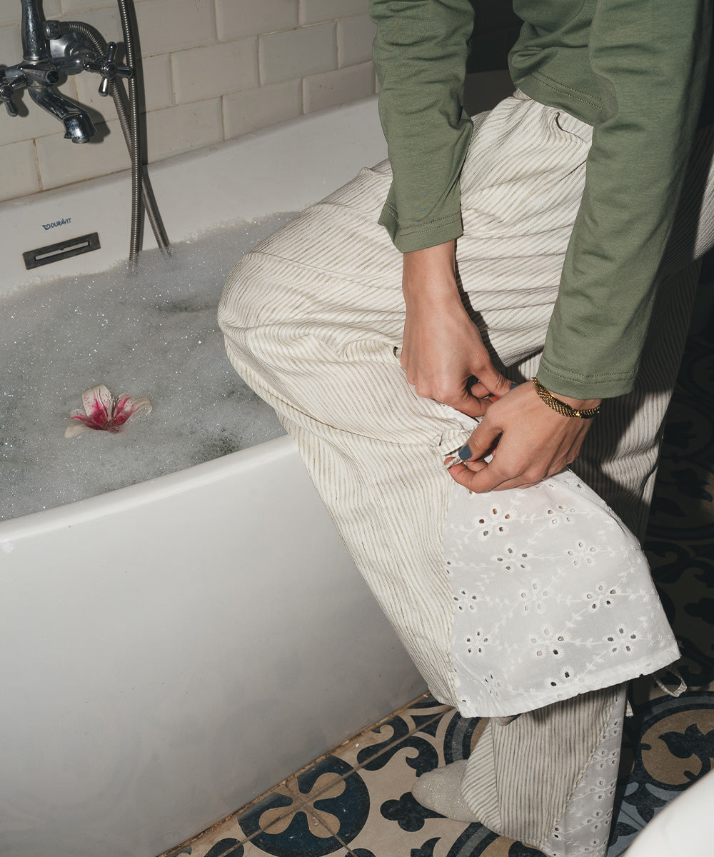 Serenity Lace PJ Olive