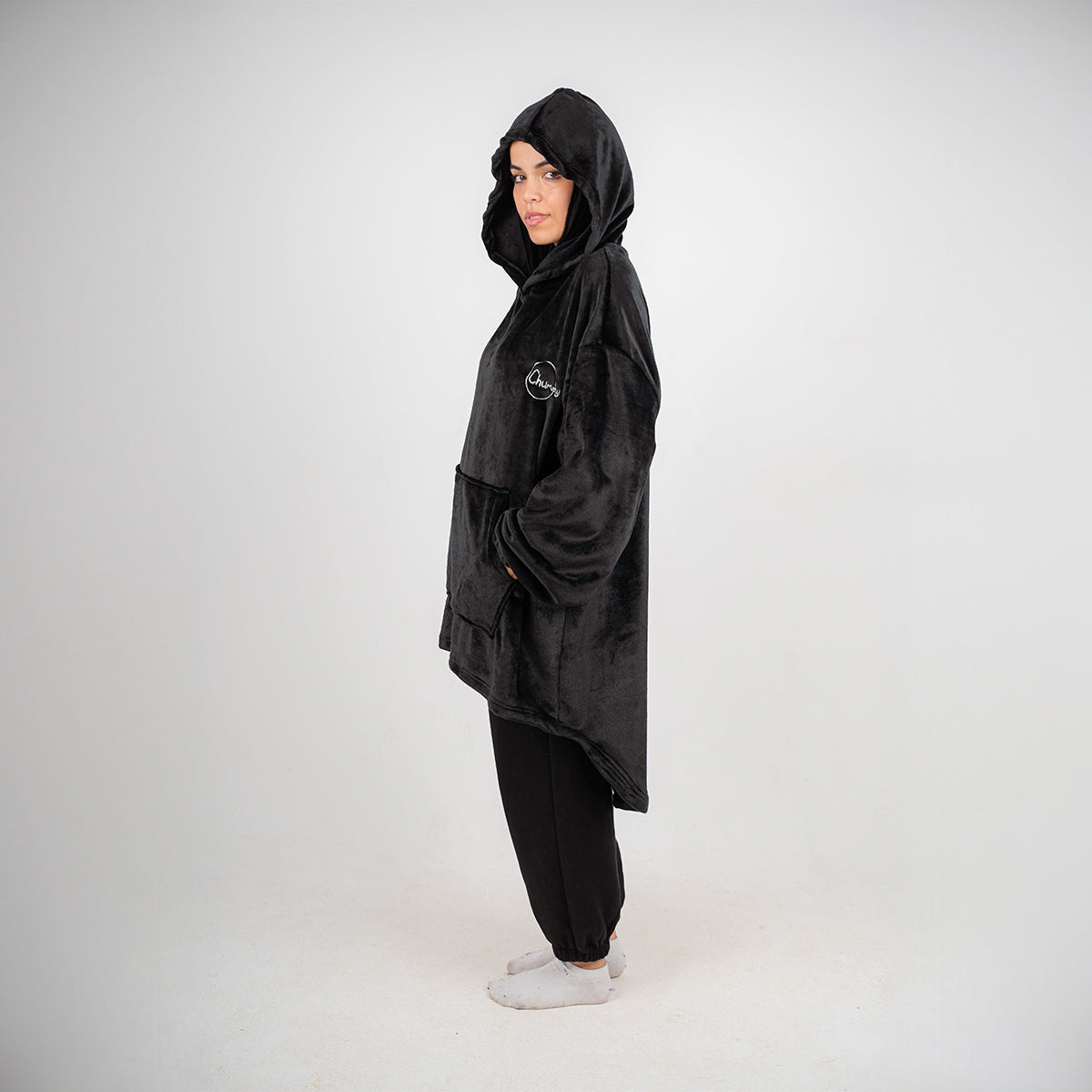 Black Blanket Hoodie