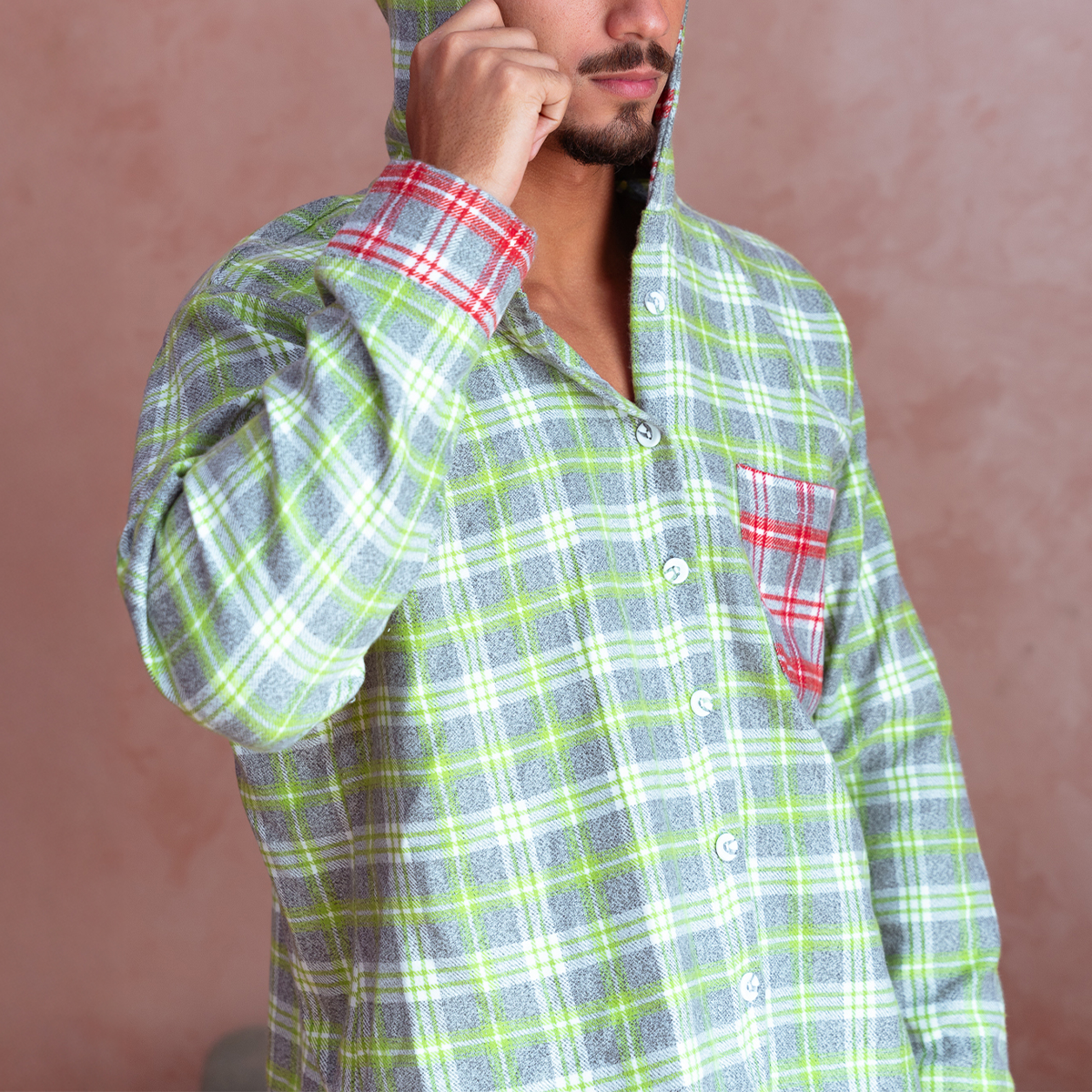 Green Berry Hooded Set