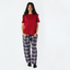 Olive Plaid Pyjama Pants set