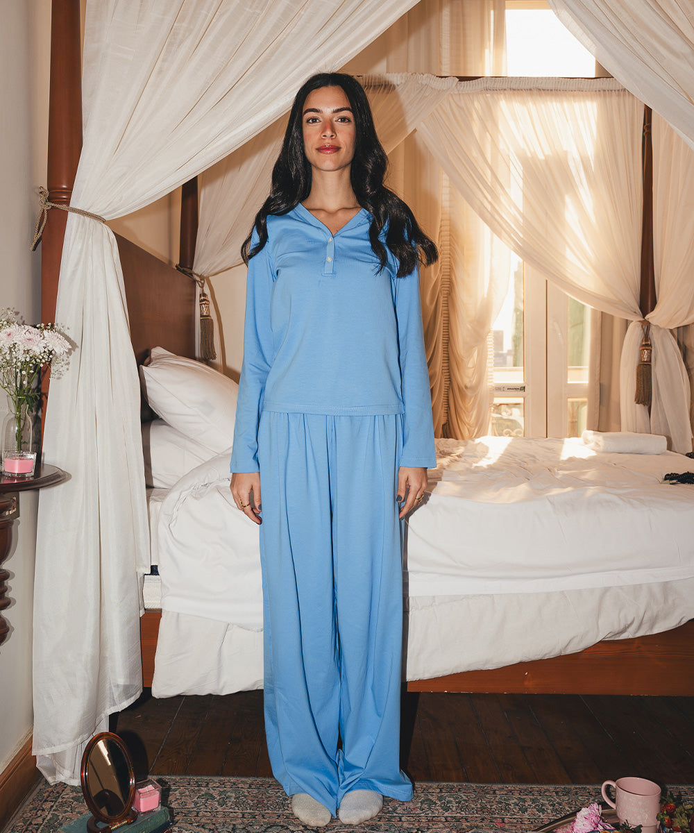 Pillow Talk PJs Baby Blue