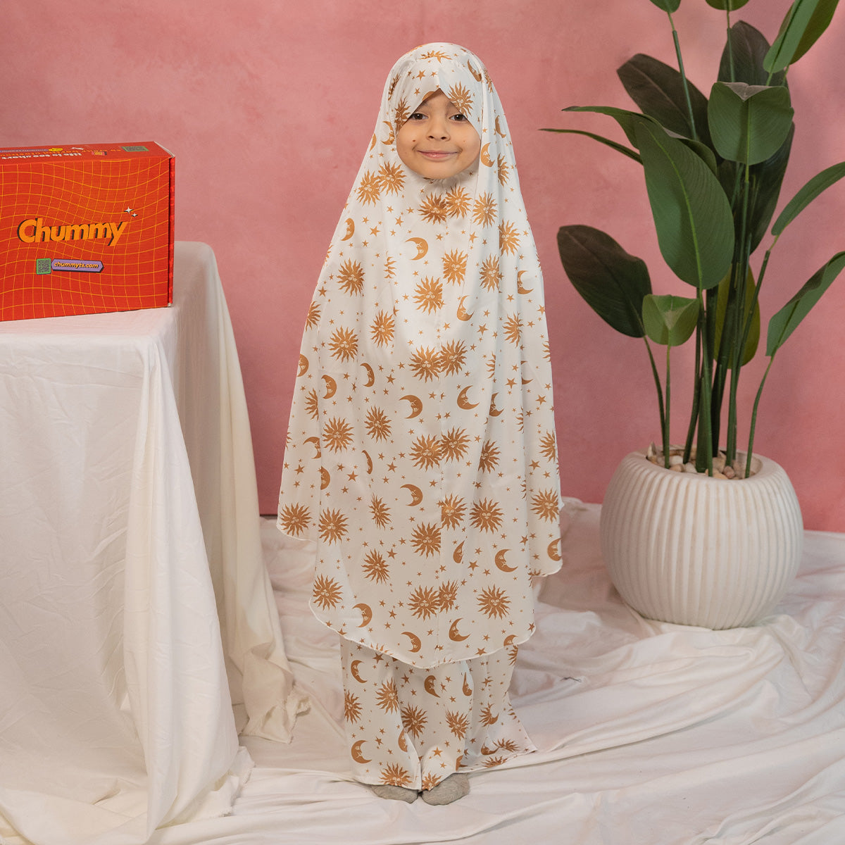 Kids Noor Satin Isdal Set