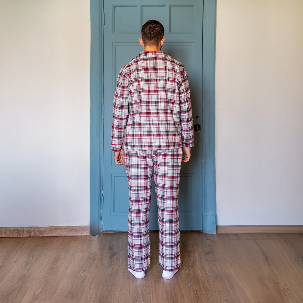 Frost Plaid Fleece Set