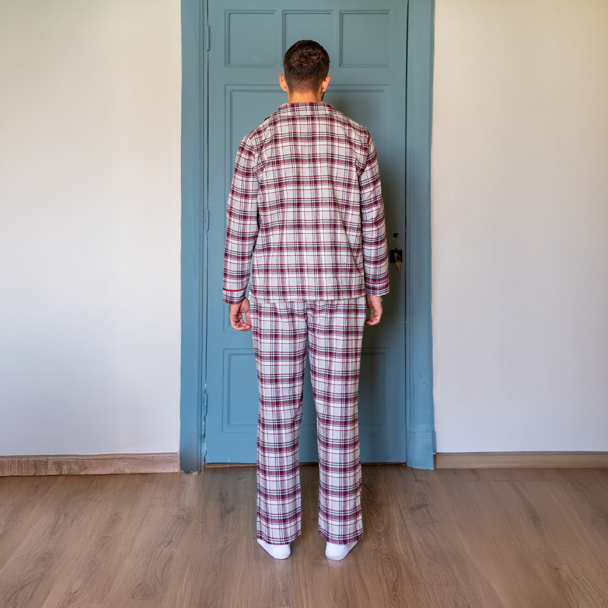 Frost Plaid Fleece Set