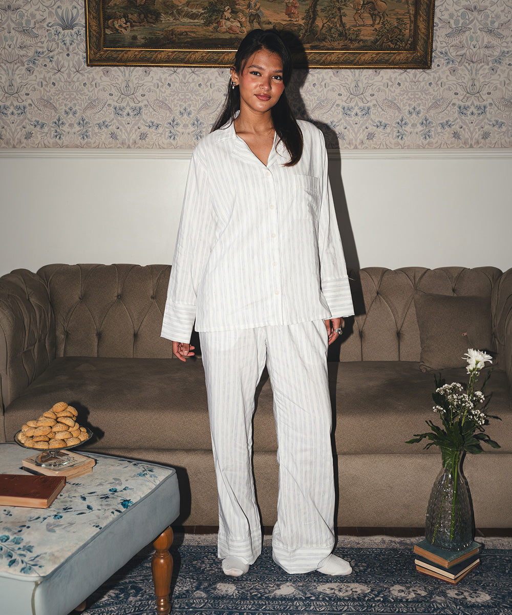 Women Couples PJ Blue