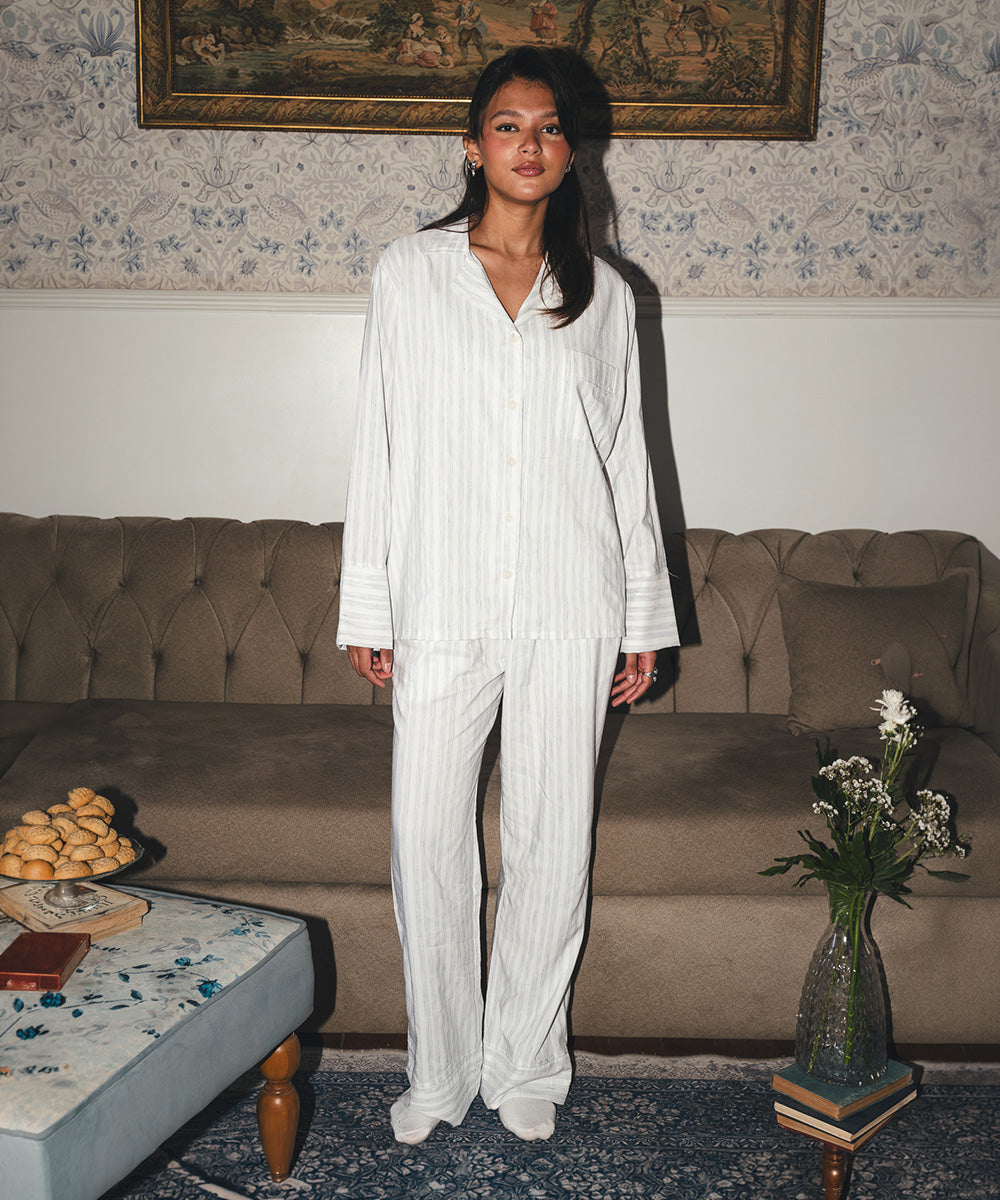 Women Couples PJ Blue
