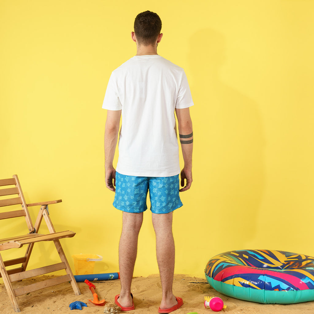 Blue Turtles Swim Short