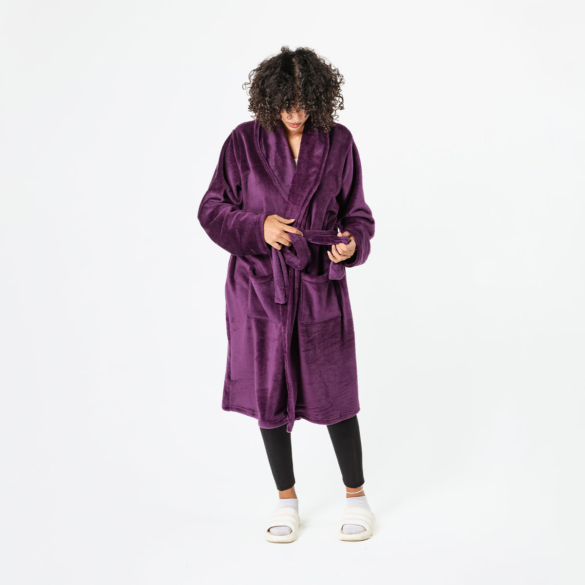 Purple Chummies Blanket Robe Secondary image