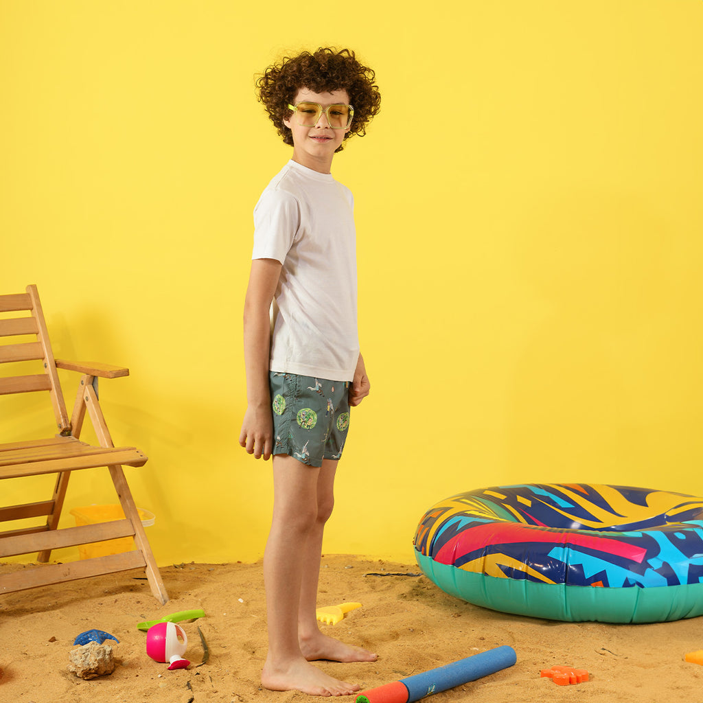 Kids Rick & Morty Swim Short