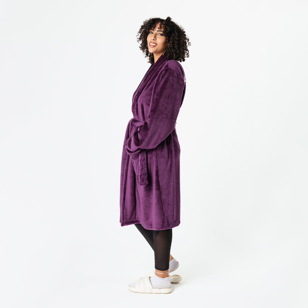 Purple Chummies Blanket Robe
