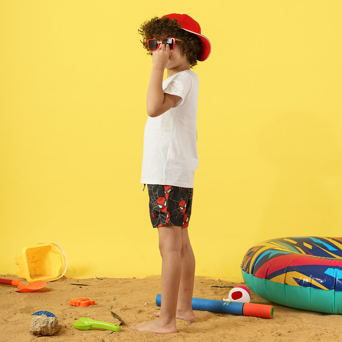 Kids Spiderman Swim Short