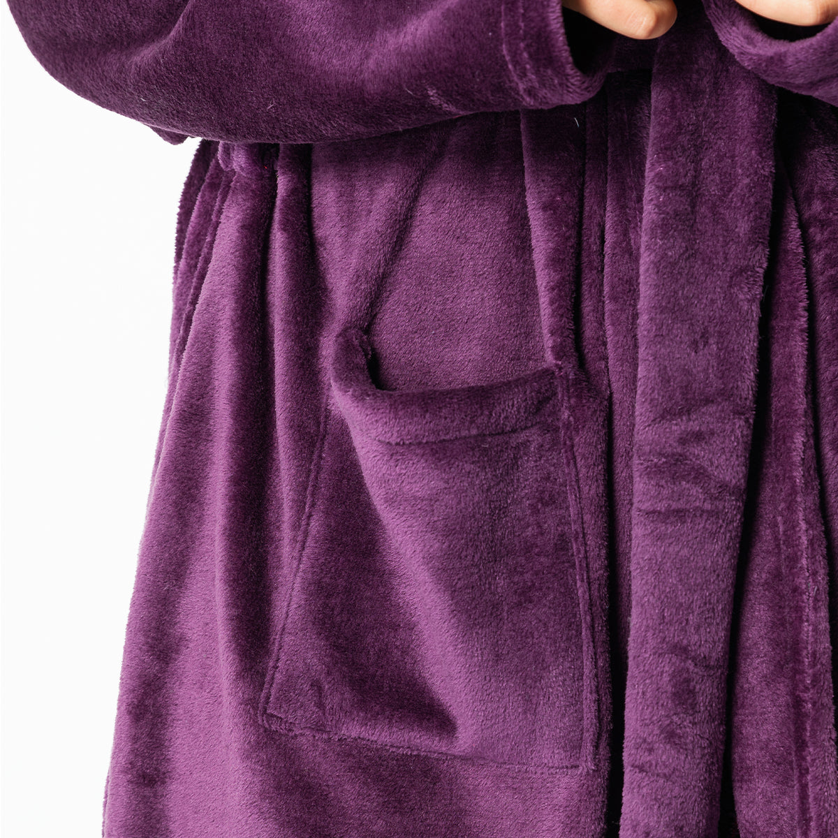Purple Chummies Blanket Robe