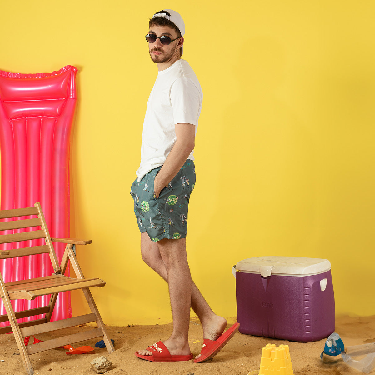 Ricky & Morty Swim Short