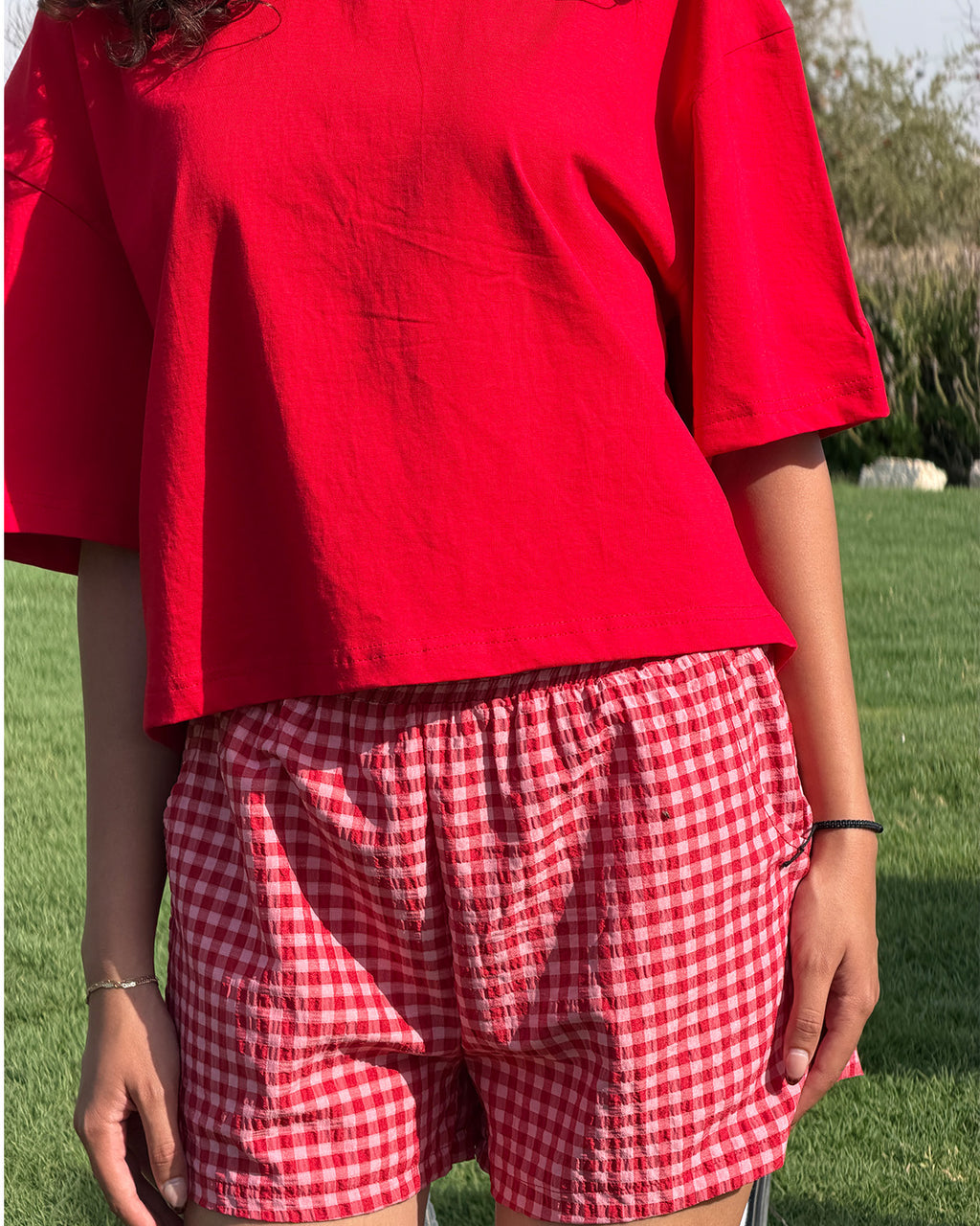 Everyday Check Set Red