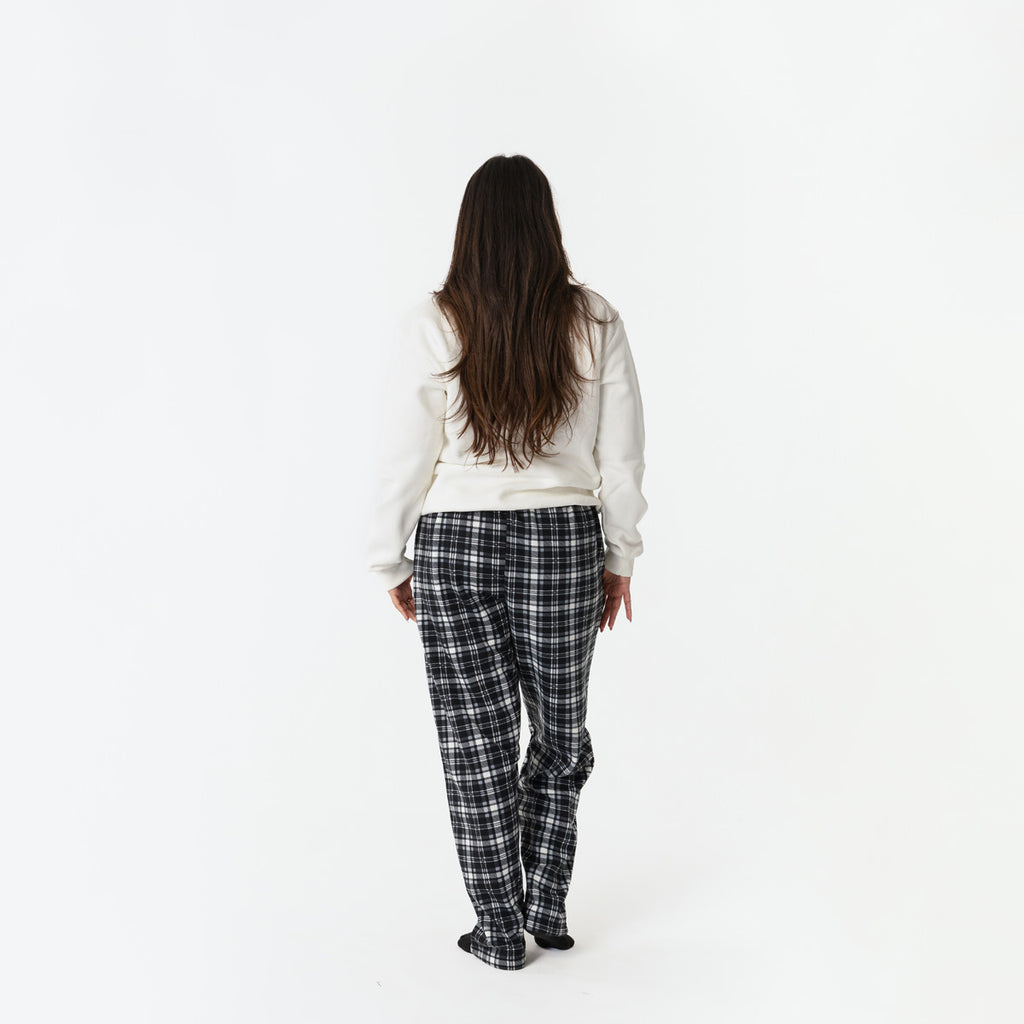 Black Plaid Winter Pyjama set