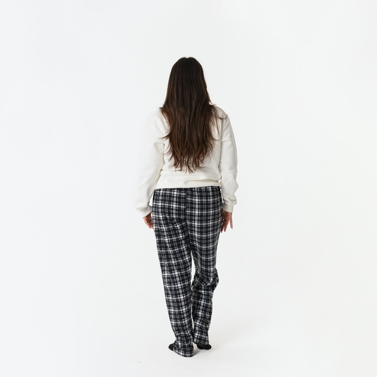 Black Plaid Winter Pyjama set