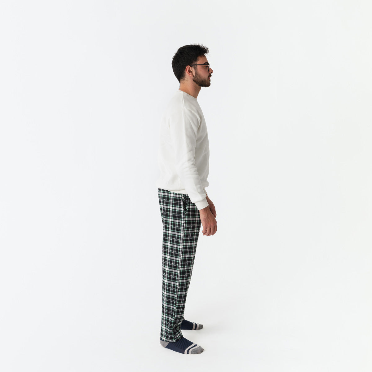 Green Plaid Winter Pyjama set